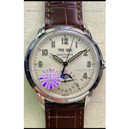 Patek Philippe Grand Complications 5320G-001 1:1 Mirror Swiss Replica Watch Milky White Dial 