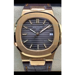 Patek Philippe Nautilus 5711R 904L Steel 2023 Updated Mirror Replica Watch - Grey Dial