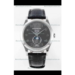 Patek Philippe Annual Calendar 5396G-014 Complications Swiss Replica Watch in Grey Dial