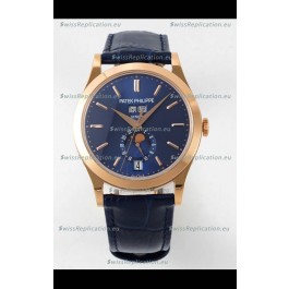 Patek Philippe Annual Calendar 5396R Complications Swiss Replica Watch in Blue Dial