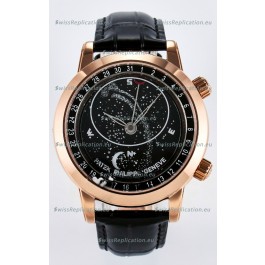 Patek Philippe 6104R Grand Complications Superclone Watch in Rose Gold