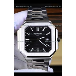 Patek Philippe Cubitus 5821 904L Steel Casing Black Dial Swiss Replica Watch 