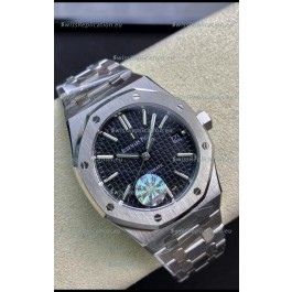 Audemars Piguet Royal Oak 15450 37MM Swiss Calibre 3120 Movement in 904L Steel Casing Black Dial 
