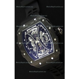 Richard Mille RM53-01 Pablo Mac Donough Black Carbon Case Swiss Replica Watch 