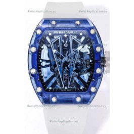 Richard Mille RM27-03 Sapphire Casing with Genuine Tourbillon Movement 1:1 Ultimate Replica