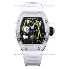 Richard Mille RM26-01 Tourbillon Panda Stainless Steel Casing Swiss Movement Watch 