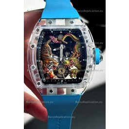Richard Mille RM51-01 Sapphires Crouching Tiger Hidden Dragon Tourbillon Movement 1:1 Mirror Replica