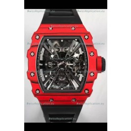 Richard Mille RM12-01 Carbon Fiber Case Genuine Tourbillon Movement 1:1 Mirror Replica Watch