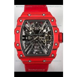Richard Mille RM12-01 Carbon Fiber Case Genuine Tourbillon Movement 1:1 Mirror Replica Watch