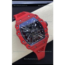 Richard Mille RM12-01 Carbon Fiber Case Genuine Tourbillon Movement 1:1 Mirror Replica Watch