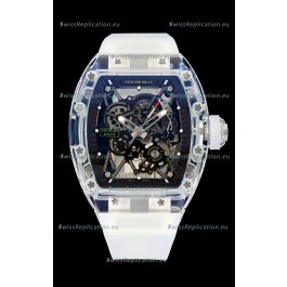 Richard Mille RM35-01 Transparent Sapphires Casing with Genuine Tourbillon Super Clone Watch