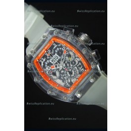 Richard Mille RM056-1 Tourbillon Felipe Massa Chronograh Orange Bezel Watch