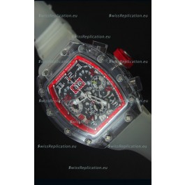 Richard Mille RM056-1 Tourbillon Felipe Massa Chronograh Red Bezel Watch