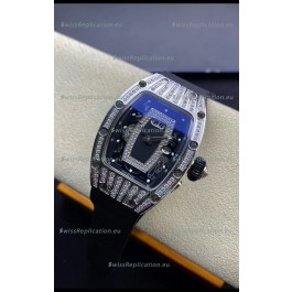 Richard Mille RM-07-01 Stainless Steel Diamonds Ladies 1:1 Mirror Replica Watch 
