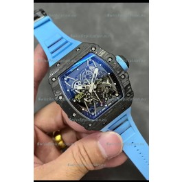 Richard Mille RM35-02 Rafael Nadal Carbon Fiber Casing with Genuine Tourbillon Super Clone Watch