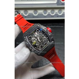 Richard Mille RM35-02 Rafael Nadal Carbon Fiber Casing with Genuine Tourbillon Super Clone Watch