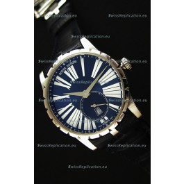 Roger Dubuis Excalibur RDDBEX0378 Steel Blue Swiss Replica Watch 