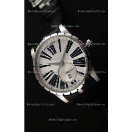 Roger Dubuis Excalibur RDDBEX0460 Steel White Swiss Replica Watch 