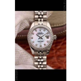 Rolex Datejust Ladies 28MM Cal.3135 Movement Swiss Replica in 904L Steel Casing