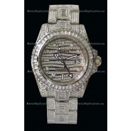 Rolex GMT Masters II Iced out Swiss Replica Watch 