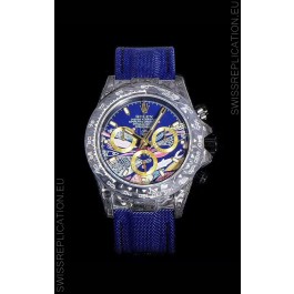 Rolex Daytona CHRONUSART Forged Cabon Casing 1:1 Mirror Replica Multicolored Dial