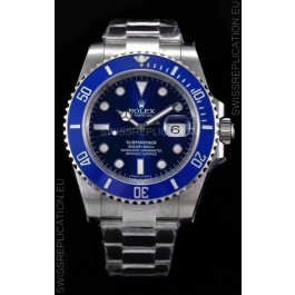 Rolex Submariner Ref#126610LB ETA3135 Replica 1:1 Mirror 904L Steel Watch 41MM