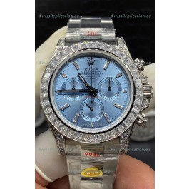 Rolex Cosmograph Daytona M116506-0002 ICE BLUE Dial Original Cal.4130 Movement - Ultimate 904L Steel Watch