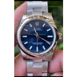 Rolex Oyster Perpetual REF#277200 31MM Swiss Movement Swiss Replica Blue Dial 904L Steel 1:1 Mirror Replica Watch