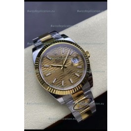 Rolex Datejust M126333 41MM ETA3235 72 Hours Power Fluted Dial Oyster 1:1 Mirror Replica Yellow Gold 904L Steel