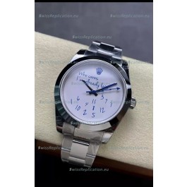 Rolex Datejust 41MM "Who Cares I'm already Late" Dial in Swiss Automatic Movement 