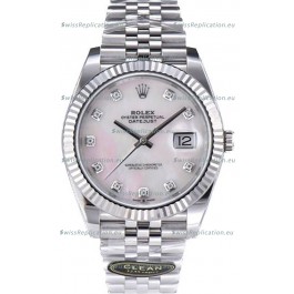 Rolex Datejust 126334 41MM ETA3235 72 Hours Power Pearl Dial Jubilee 1:1 Mirror Replica