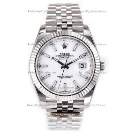 Rolex Datejust 126334 41MM ETA3235 72 Hours Power White Dial Jubilee 1:1 Mirror Replica
