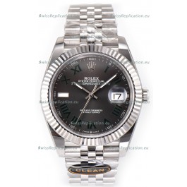 Rolex Datejust 126334 Wimbledon 41MM ETA3235 Slate Dial Jubilee 72 Hours Power 1:1 Mirror Replica