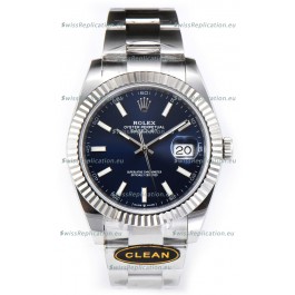 Rolex Datejust 126334 41MM ETA3235 72 Hours Power Blue Dial Oyster 1:1 Mirror Replica