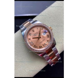 Rolex Datejust 126281RBR-0016 36MM Swiss 1:1 Mirror Replica in 904L Champange Dial