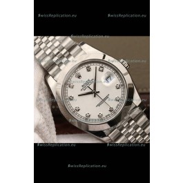 Rolex Datejust 41MM Cal.3135 Swiss 1:1 Mirror Replica Watch in 904L Steel Casing White Dial