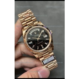 Rolex Day Date Presidential 18K Rose Gold Watch 40MM - Eisenkiesel Dial 1:1 Mirror Quality