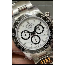 Rolex Cosmograph Daytona M126500LN White Dial Cal.4131 Movement - 904L Steel Watch