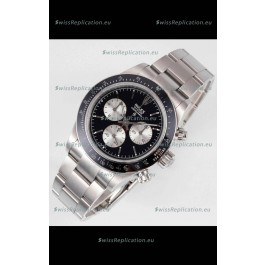 Rolex Daytona Super Clone BLAKEN Paul Newman Black Dial Swiss Replica Watch - 4130 Movement