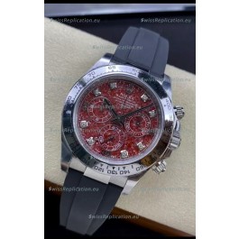 Rolex Cosmograph Daytona Grossular Rubellite Dial Original Cal.4130 Movement - 904L Steel Watch