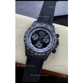 Rolex Daytona DiW All Black Edition Watch - Forged Cabon Casing 1:1 Mirror Replica