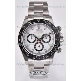 Rolex Cosmograph Daytona M116500LN Original Cal.4130 Movement - 904L Steel Watch in White Dial