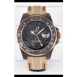 Rolex GMT Masters II Super Clone DiW Edition Swiss Replica Lightweight Carbon Casing Watch 