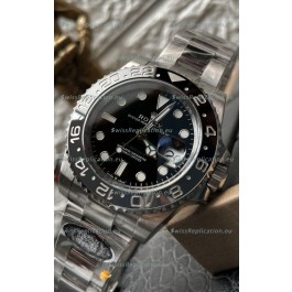 Rolex GMT Masters II 126710GRNR "Bruce Wayne" 904L Steel Oyster Strap Swiss Replica Watch 
