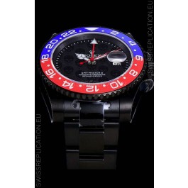 Rolex GMT Swiss "Titan Revenge" Orange and Blue Swiss Replica Watch Swiss ETA 3186 Movement 
