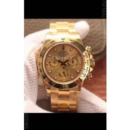 Rolex Cosmograph Daytona 116598 904L Stainless Steel 1:1 Mirror Cal.4130 Movement Watch