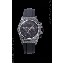 Rolex Daytona DiW Edition "All Black" Forged Cabon Casing 1:1 Mirror Replica