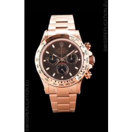 Rolex Daytona 116505 Rose Gold Original Cal.4130 Movement - 1:1 Mirror 904L Steel Watch