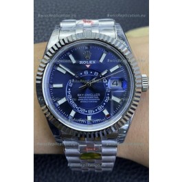 Rolex Sky-Dweller REF# M336934 Blue Dial Watch in 904L Steel Case 1:1 Mirror Replica