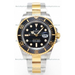 Rolex Sea-Dweller Super Clone 126603 Swiss Replica Watch 1:1 Mirror Replica in Two Tone Casing 904L Steel